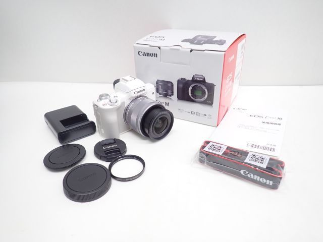 T*a様 Canon kissm 本体 充電パック 充電器 ジャンク品 得価，低価 【美品】 Canon キャノン ミラーレス一眼 EOS Kiss M