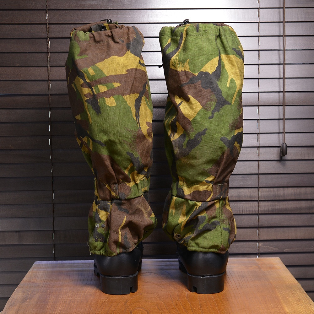 【得価，正規品】 イギリス軍放出品 ゲイター MK1 DPM迷彩 ゲートル レギンス 脚絆 DPMカモ ミリタリー サバゲー 装備品 短ゲートル 半脚絆 脚半 きゃはん