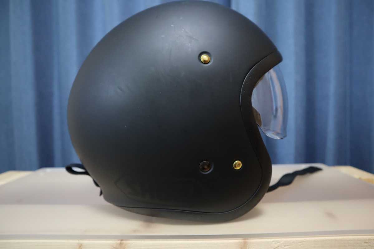SHOEI J.O ブラック ヘルメット Mサイズ SHOEI ジェットヘルメット ショウエイ JO J.O Mサイズ マットブラック