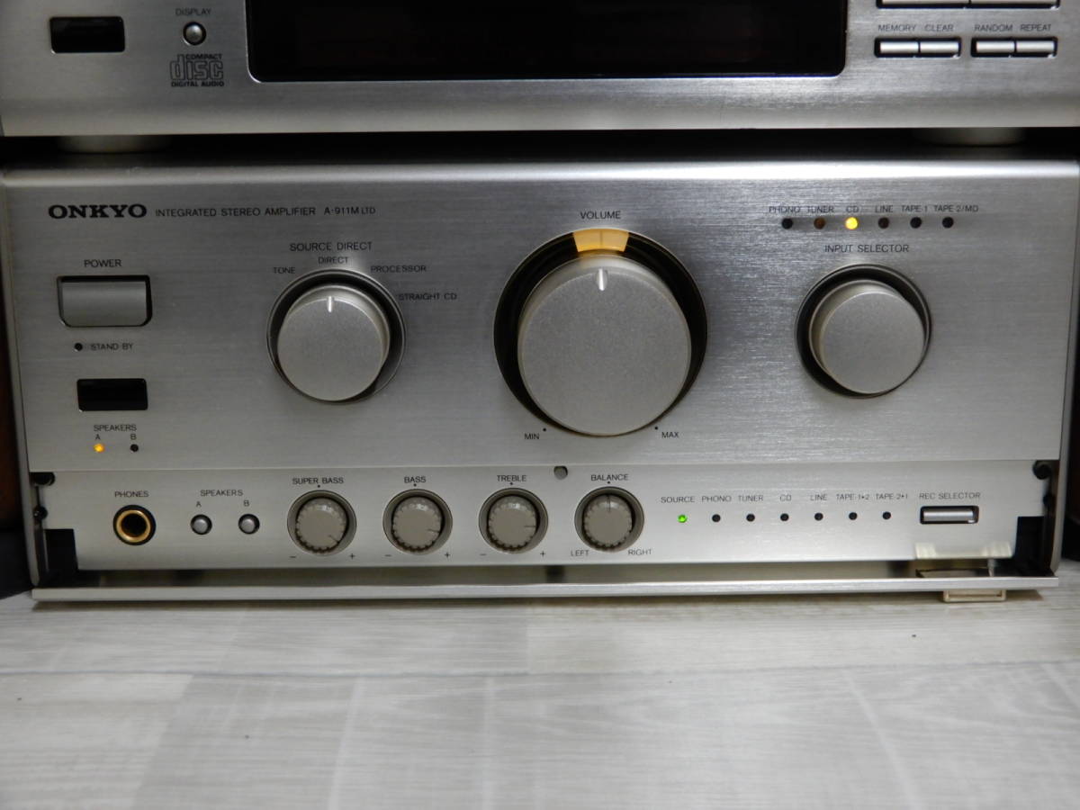 ONKYO オンキョー コンポセット C-711M LTD/A-911M LTD/D-202A