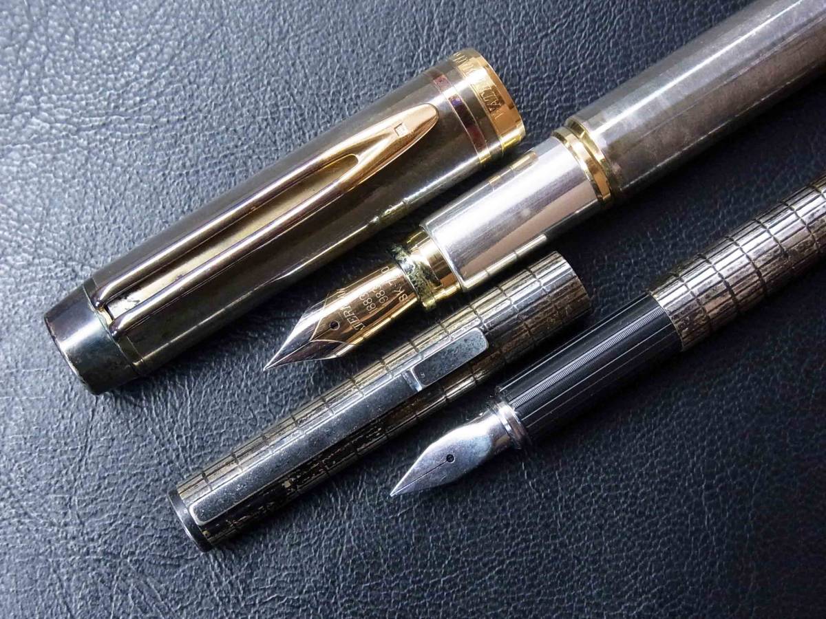 万年筆 | アウロラ AURORA 80周年限定 925銀 18Kペ ン 先 0 WATERMAN