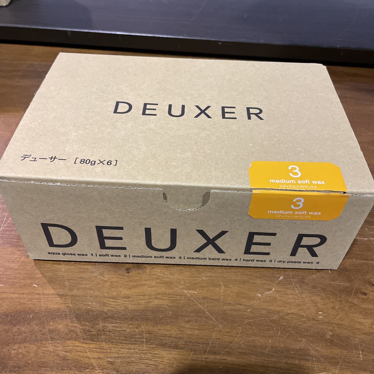 正規品販売 ナンバースリー Deuxer デューサー ミディアムソフトワックス 3 80g Qdtek Vn