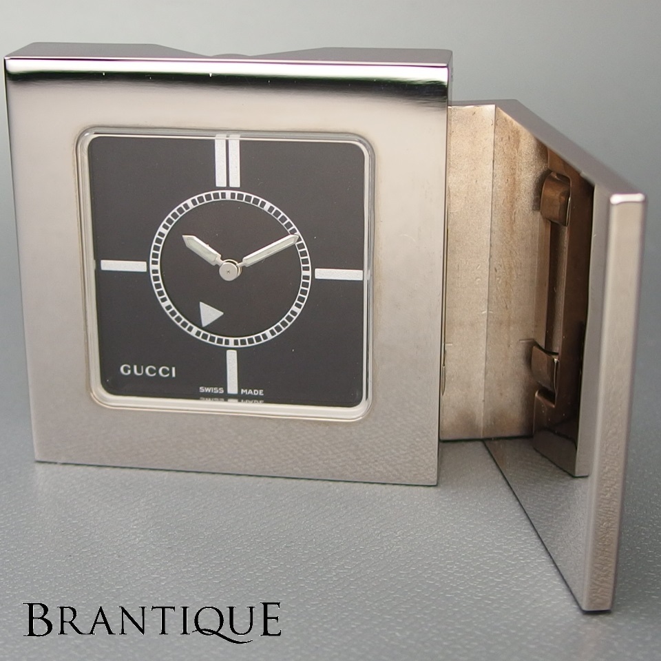 GUCCI テーブルクロック 置き時計 GUCCI テーブルクロック Interior Clock Interior Accessories 【公式