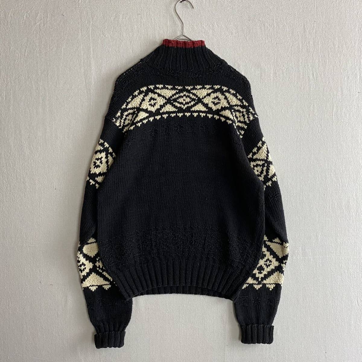 ハンドニット】Polo Ralph Lauren リネン コットン ニット セーター 