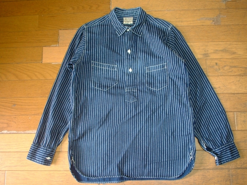 WAREHOUSE DUCK DIGGER インディゴウォバッシュワークシャツ DUCK DIGGER by WAREHOUSEウォバッシュデニムワークシャツ美品プル