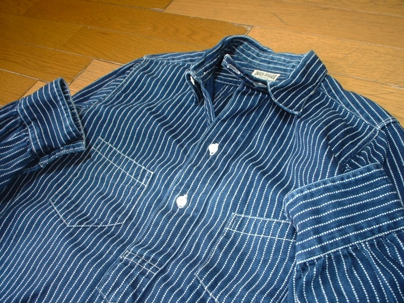 DUCK DIGGER by WAREHOUSEウォバッシュデニムワークシャツ美品プル