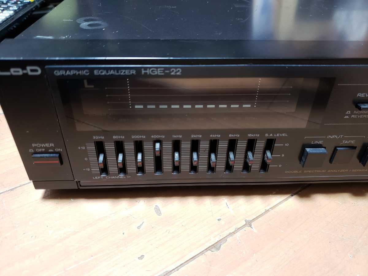 正規品，限定SALE】 ジャンク Lo-d グラフィックイコライザー HGE-22