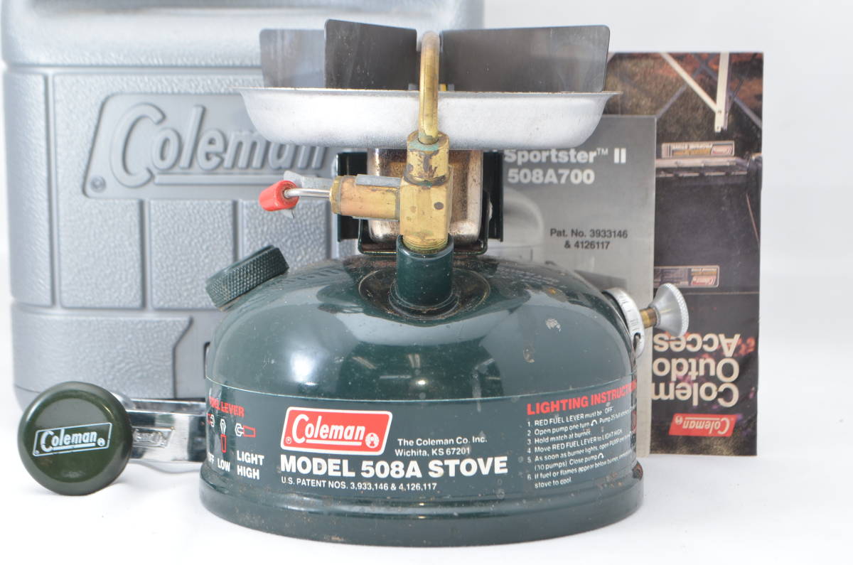 Coleman 88年製 シングルバーナーストーブ モデル 508 ☆ 動作未確認