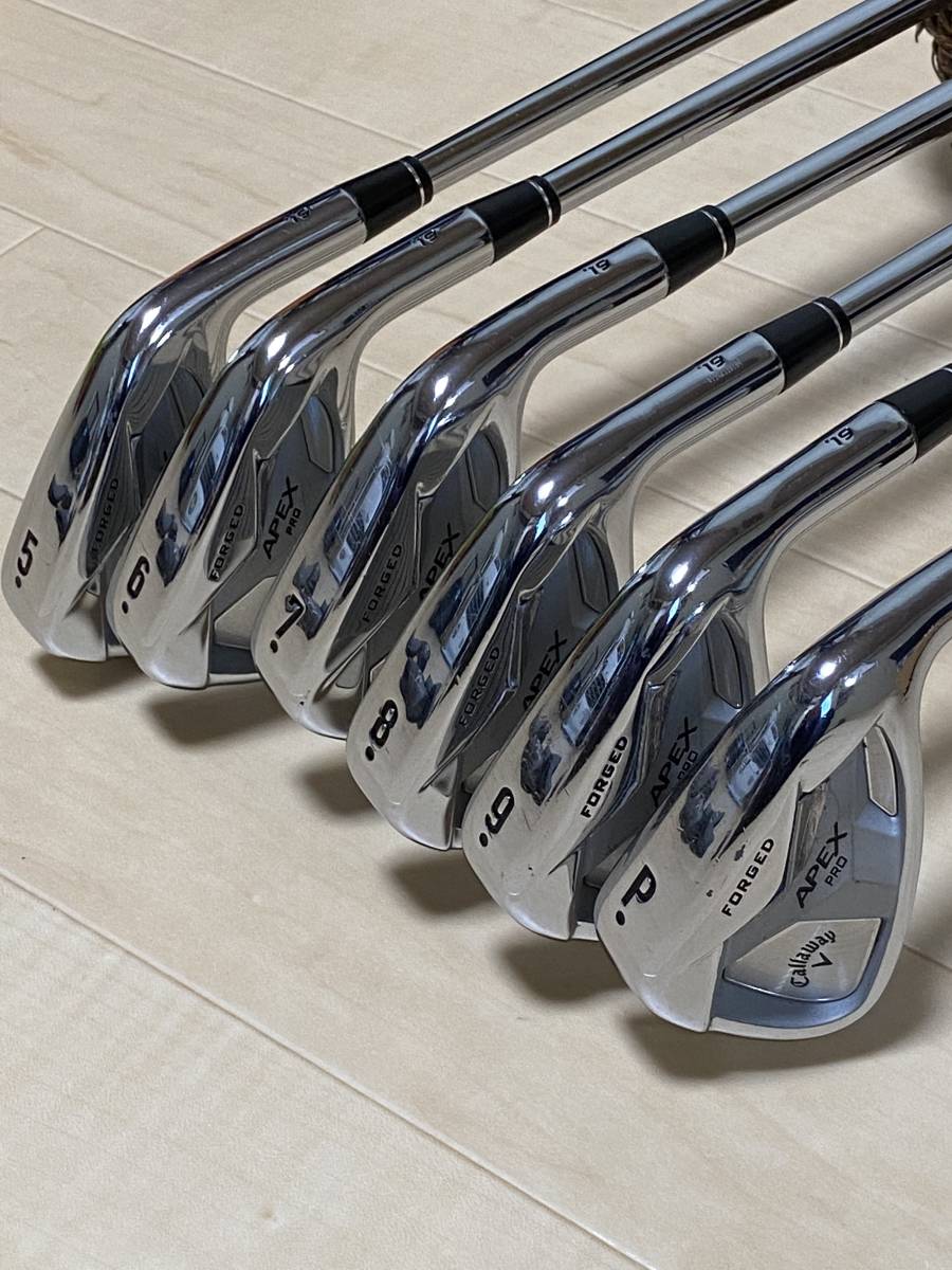 キャロウェー Callaway APEX Pro 2019 アイアン 6本セット Dynamic