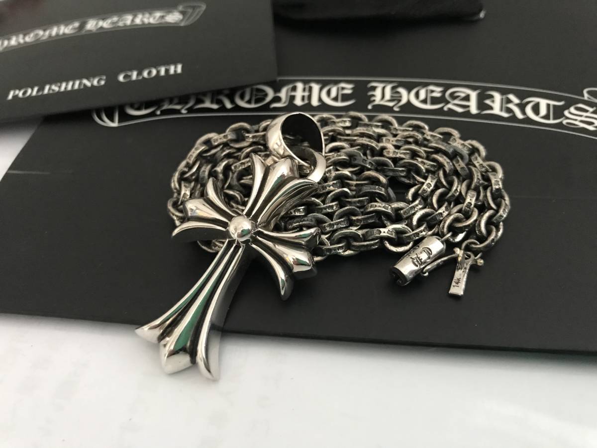CHROME HEARTS CH CROSS & Paperchain クロムハーツ スモールクロス 