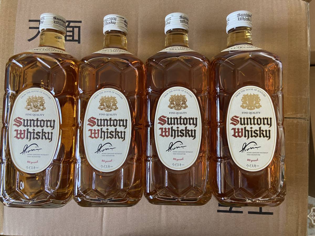 白角 700ml 4本セット 限定品復刻終売品 白角サントリーウイスキー 箱