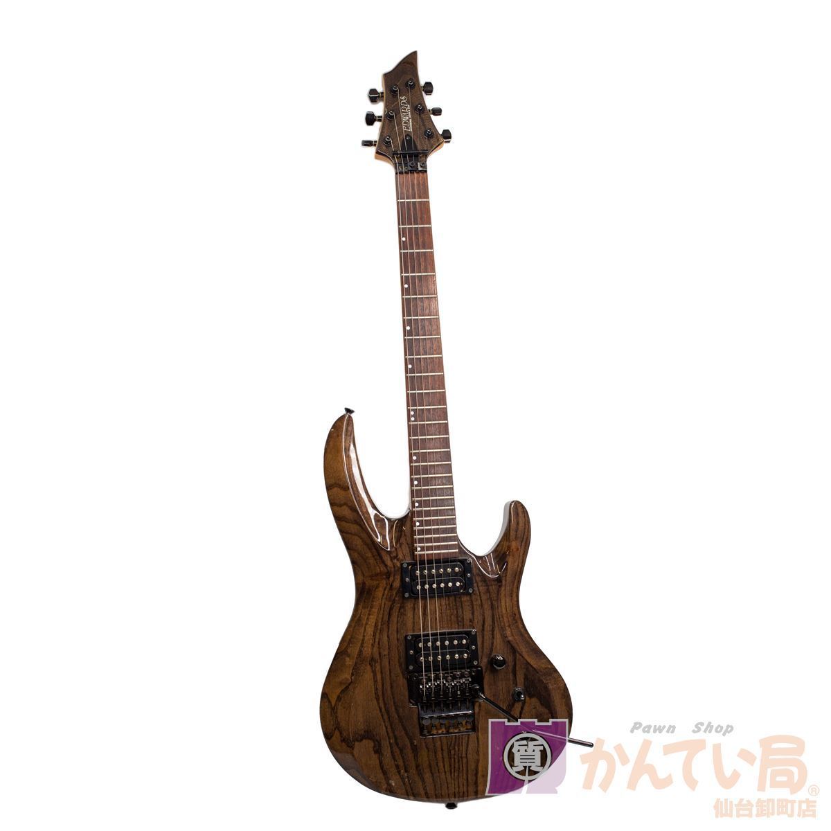 [005]ギター始めたい方どうぞ♪ESPプロデュースEDWARDSエレキギター PROFESSIONAL GUITAR＆BASS ※詳細不明 社外SC付 弦楽器