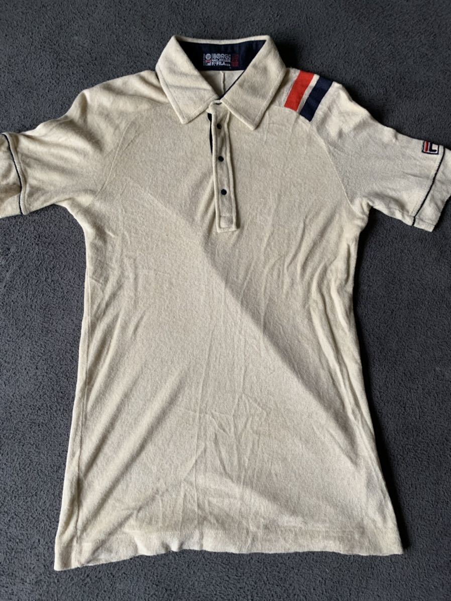  70s 38 FILA ビヨンボルグ パイル ポロシャツ BJ ジャージ borg vintage ビンテージ フィラ(男性用)｜売買されたオークション情報、yahooの商品情報をアーカイブ公開 - オークファン 男性用