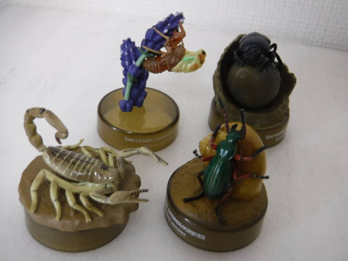 「ファーブル昆虫記」ボトルキャップフィギュア ７種（未開封あり）_1