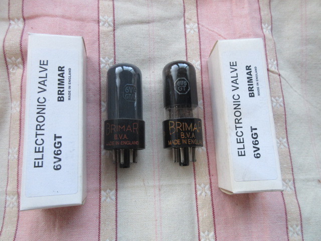  BRIMAR 6V6GT 2 Pcs MINT(真空管)｜売買されたオークション情報、yahooの商品情報をアーカイブ公開 - オークファン 真空管