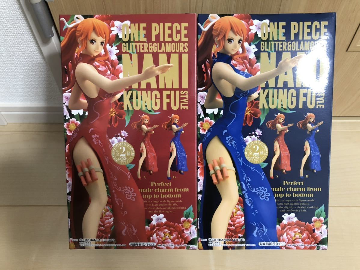 ワンピース Glitter Glamours Nami Kung Fu Style 2種セット ナミ A B One Piece フィギュア ノーマルカラー レアカラー プライズ ナミ 売買されたオークション情報 Yahooの商品情報をアーカイブ公開 オークファン Aucfan Com