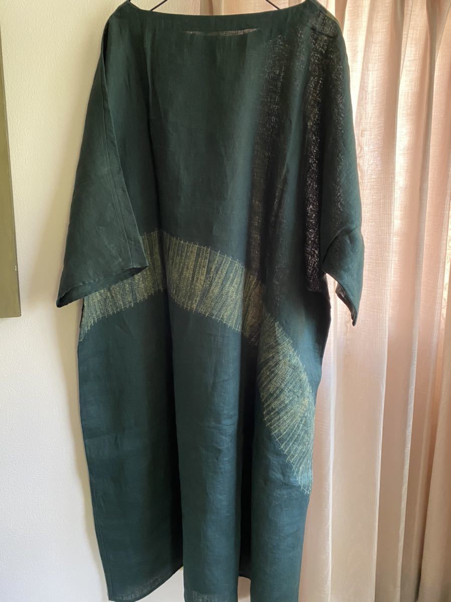 ヨーガンレール 超美品 リネン絞りワンピース ワンピース特集