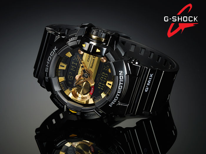 1円 限定モデル カシオ Casio Gショック G Shockジーミックス G Mix スマートフォンスマホ連携モデルアナデジ腕時計ワールド黒金 コラボレーションモデル 売買されたオークション情報 Yahooの商品情報をアーカイブ公開 オークファン Aucfan Com