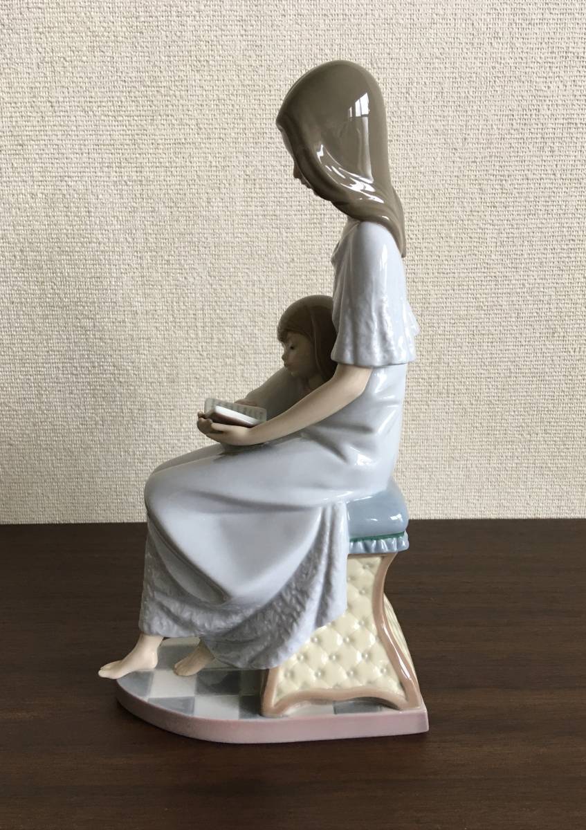 1円〜 Lladro リヤドロ 5457 お休み前のご本 フィギュリン ※同梱 工芸