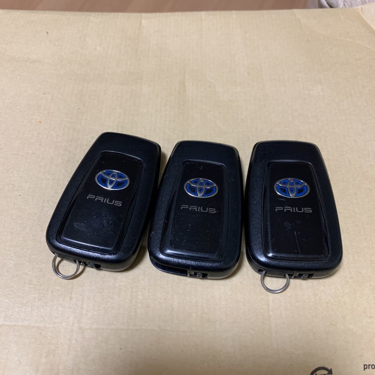 50 プリウス　純正　スマートキー　ZVW50 51 55 2個セット 送料無料☆トヨタ プリウス 純正スマートキー 50プリウス 3個セット