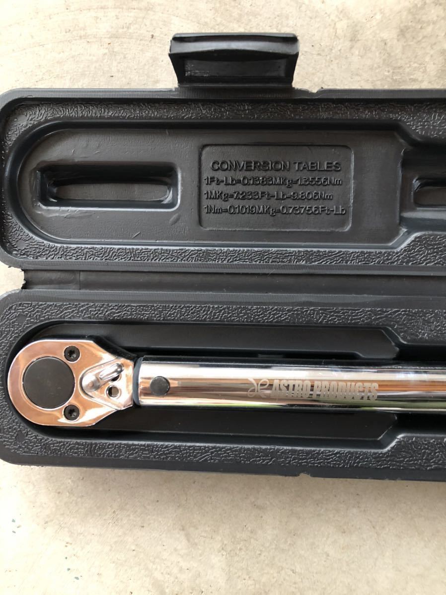 値下げしました　アジャスタブル トルクレンチ アストロプロダクツ 10-110Nm_2