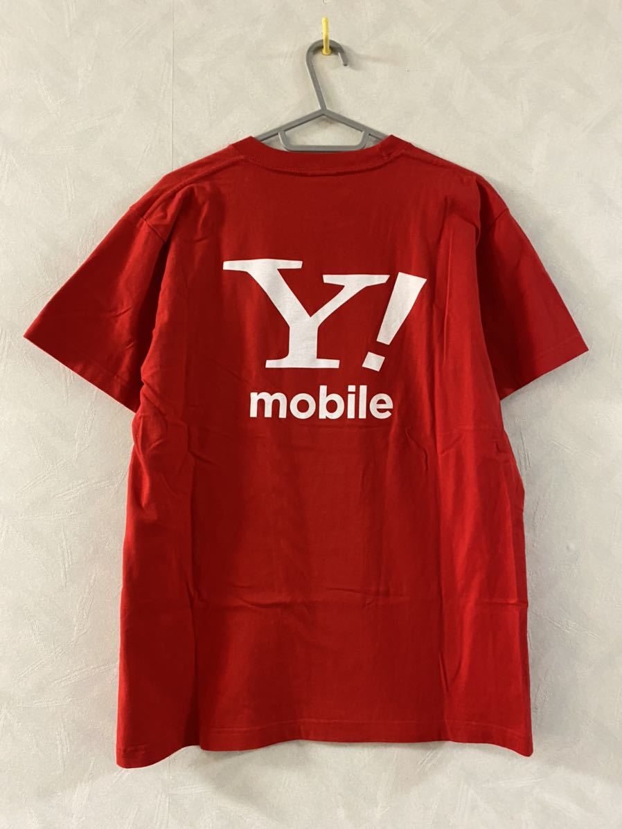 非売品 Y!mobile Tシャツ サイズM ワイモバイル ソフトバンク ソフトバンク Yahoo! ヤフー ワイモバイル 格安SIM・スマホ 5G