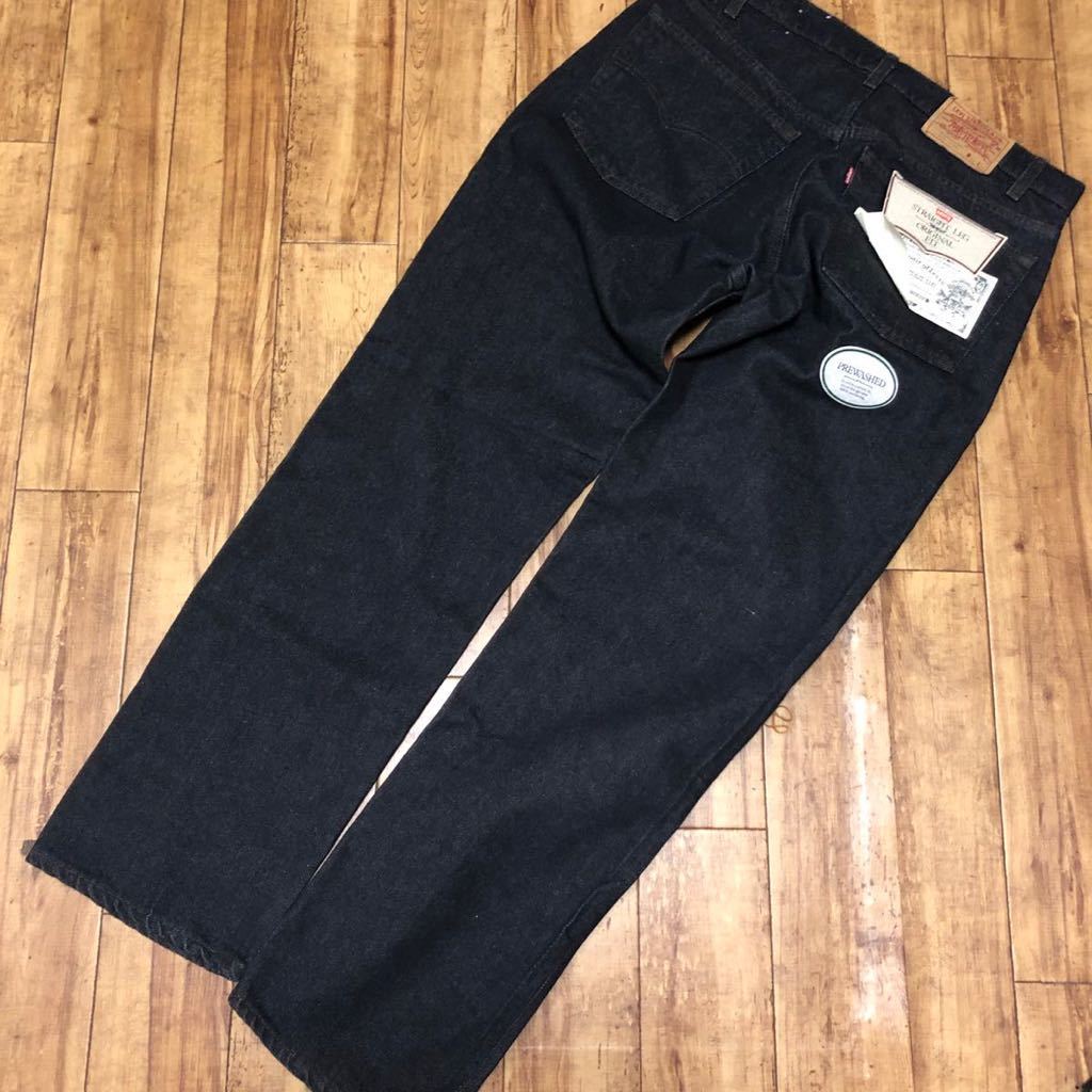 デッドストック 80s Levis 505 ブラック 先染め W38 新品 未使用 