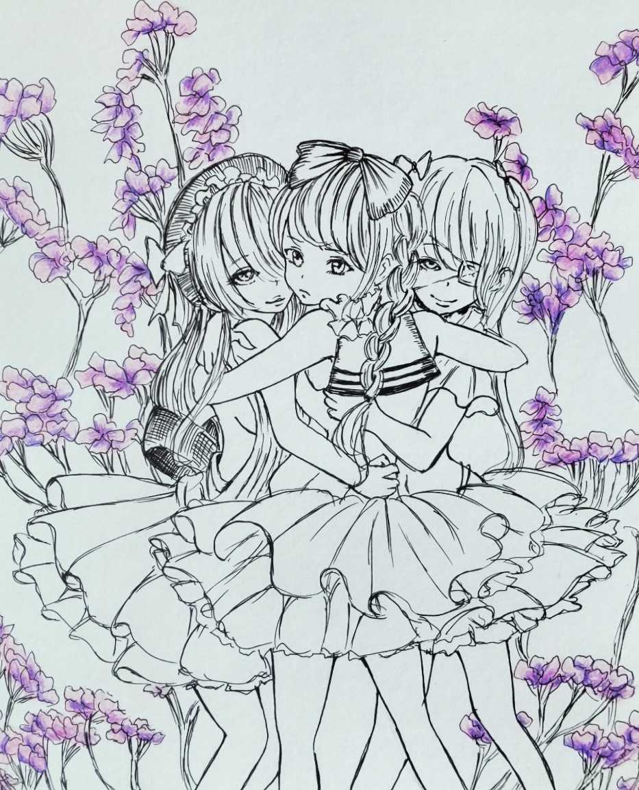 手描きイラスト オリジナル 中色紙 ペン画 色鉛筆 美少女 信頼 手描きイラスト 売買されたオークション情報 Yahooの商品情報をアーカイブ公開 オークファン Aucfan Com