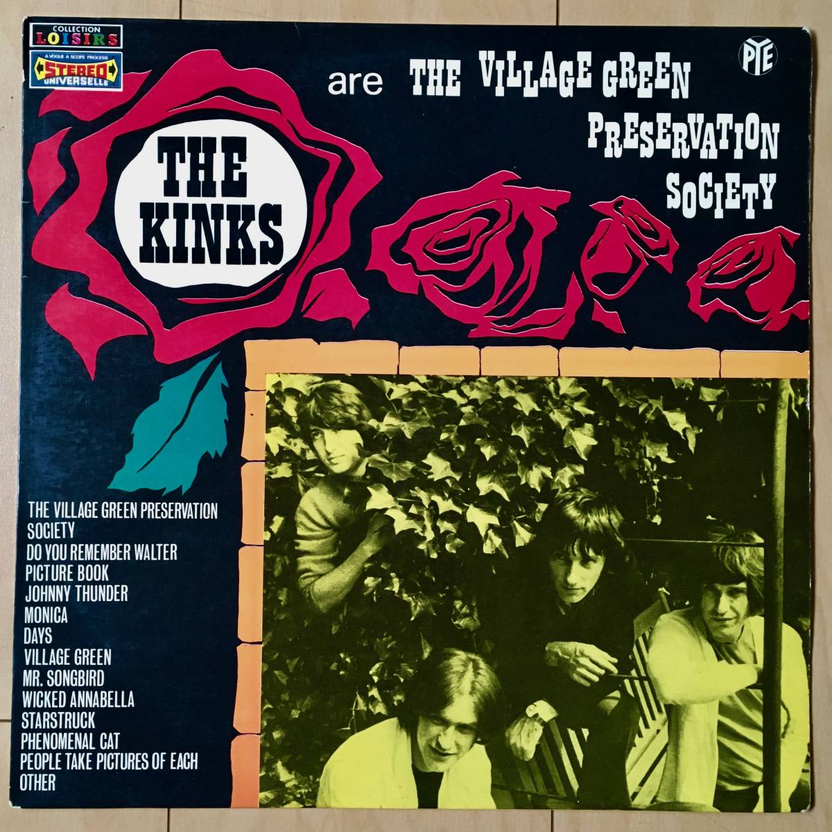 必殺のレア原盤! Village Green Preservation Society France Original 1st Press PYE CLVLXPY.298 DISQUES VOGUE P.I.P 別デザイン RARE