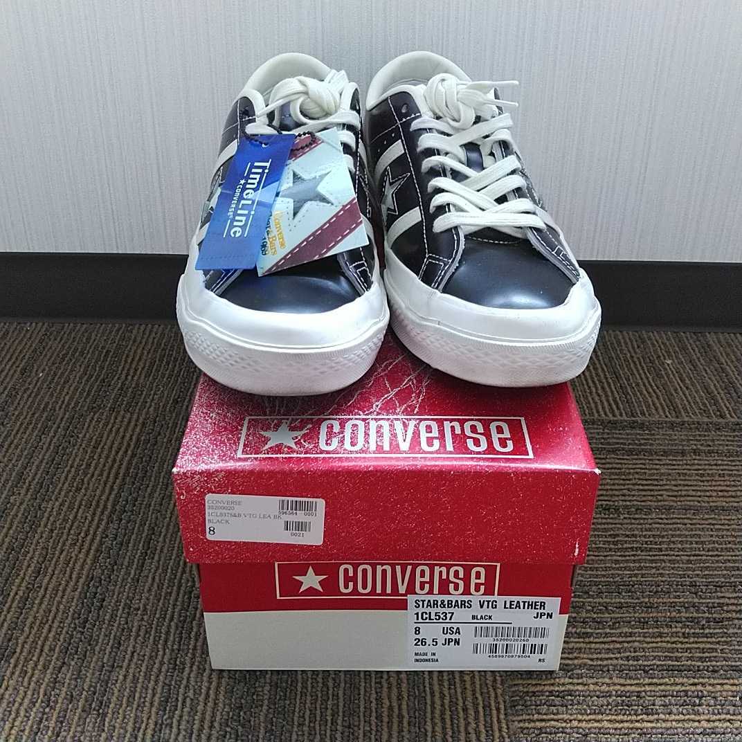 ☆26.5cm正規品 CONVERSE(コンバース)TimeLine(タイムライン)STAR&BARS 