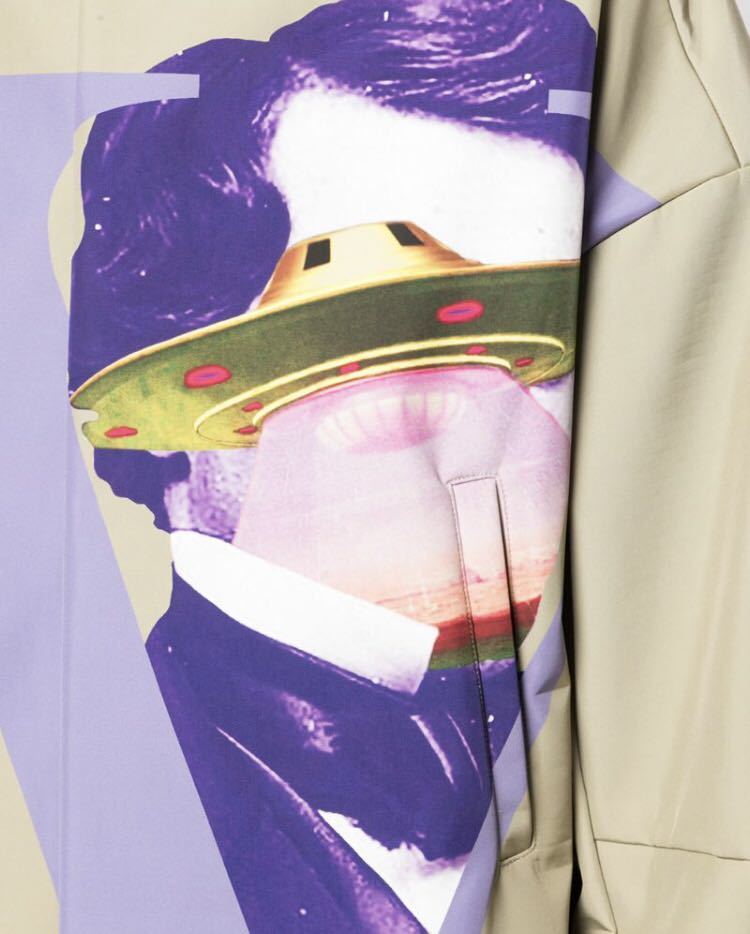 超希少 UNDERCOVER × VALENTINO 2019AW UFOプリント ナイロンコート 