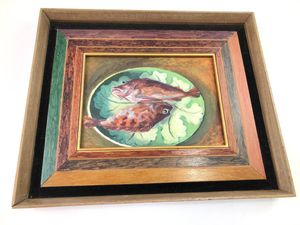 油絵 魚のヤフオク!の相場・価格を見る｜ヤフオク!の油絵 魚の 