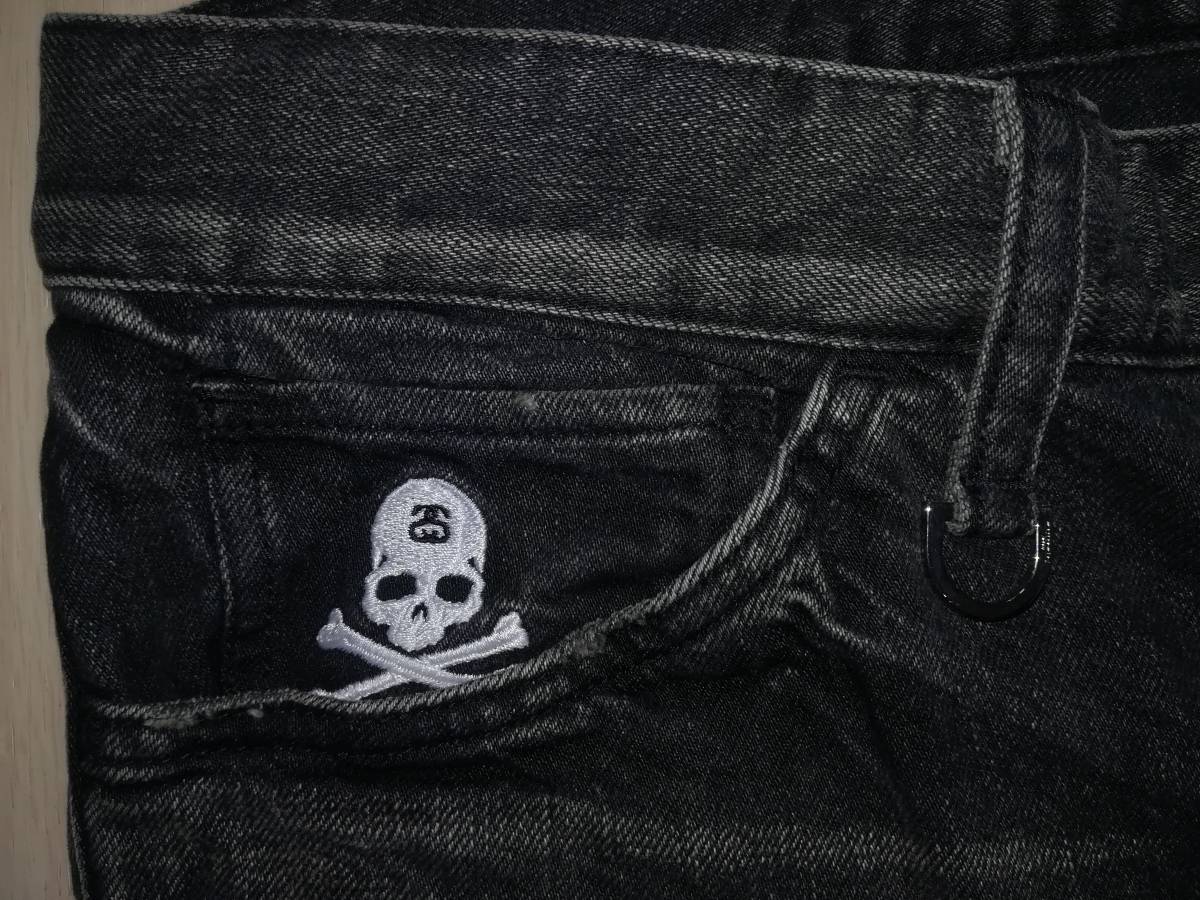 新品同様 STUSSY x MASTERMIND コラボ デニム パンツ ステューシー 