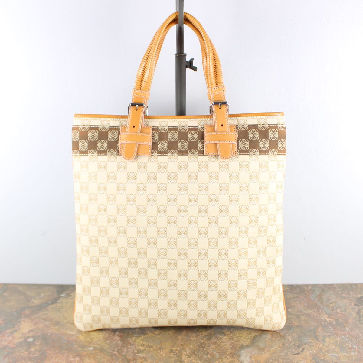 LOEWE ANAGRAM PATTERNED HAND BAG/ロエベアナグラム柄ハンドバッグ 
