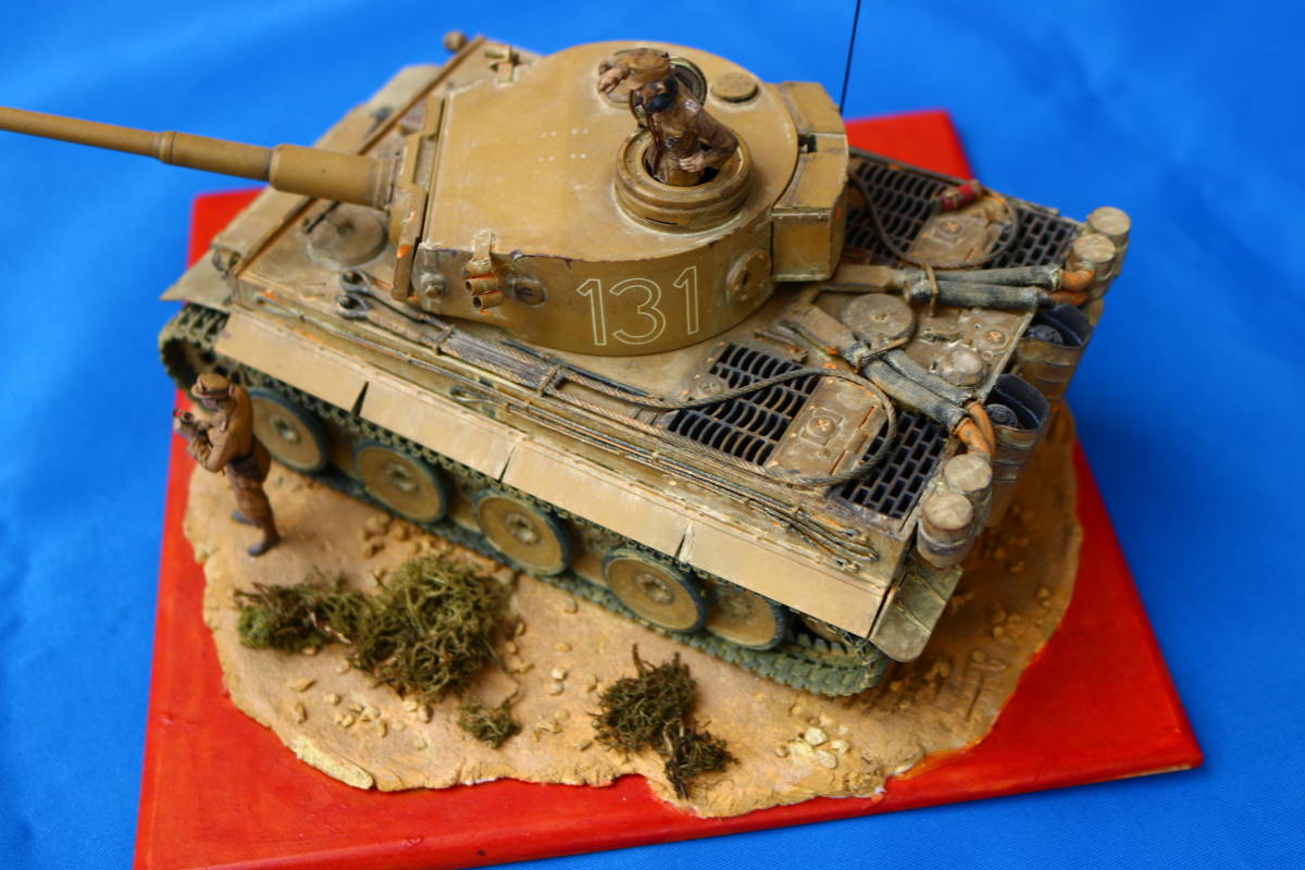 タミヤ ドイツ重戦車タイガーⅠ初期生産型 完成品 1/35 マスターワーク