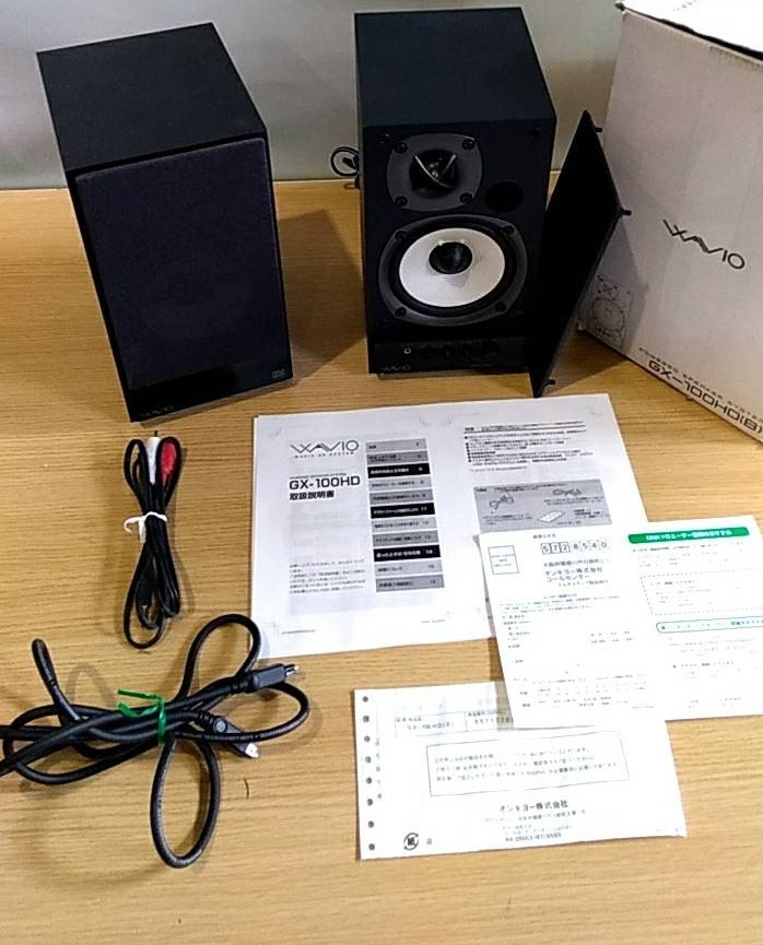 ONKYO WAVIO GX-100HD - 公式通販 15W+15W GX-100HD(B) パワード