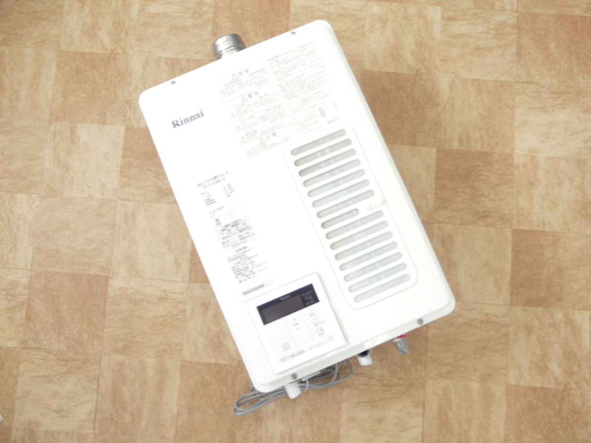 2点セット 動作保証 美品 リンナイ 都市ガス ガス給湯器 2019年製 付属品付