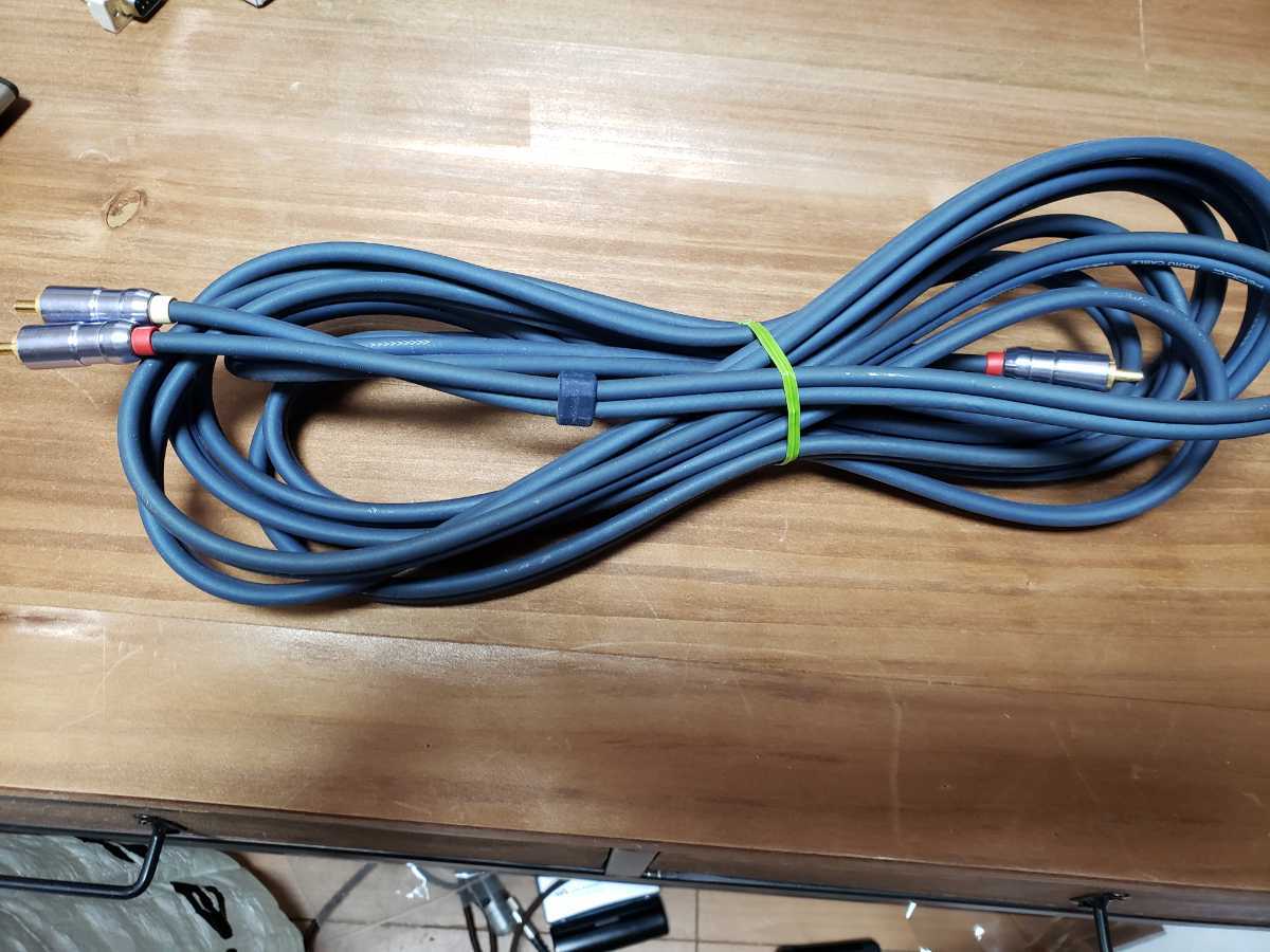 audio-technica PCOCC RCA/ピン オーディオケーブル 5メートル