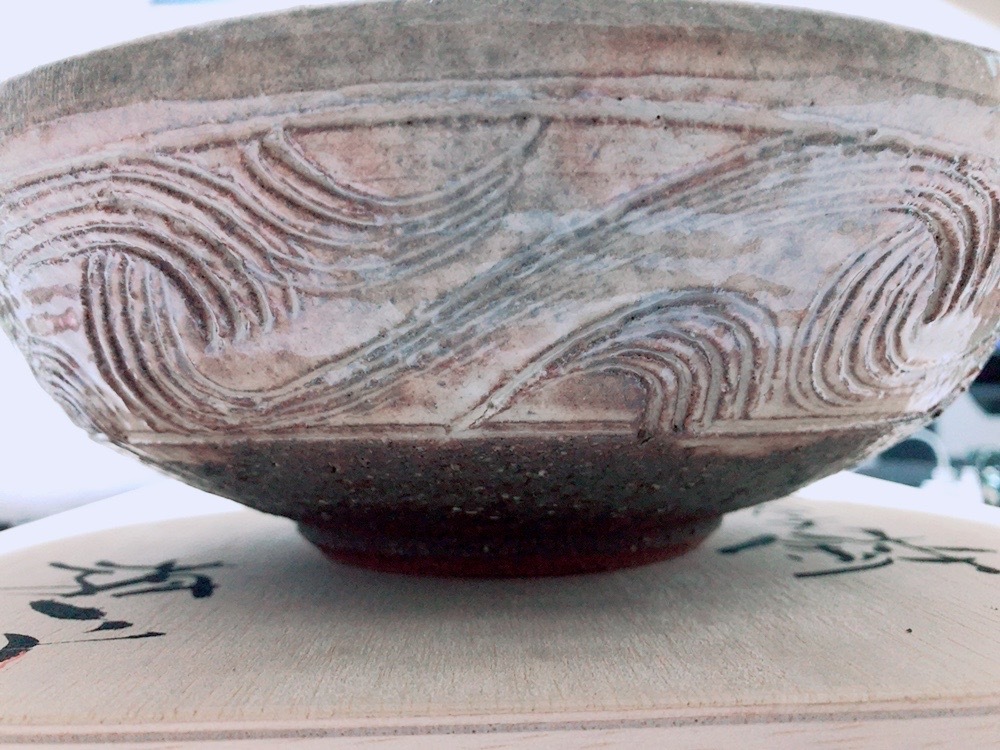 黒田岳 南地工房 鬼萩ぐい呑 共箱 栞 本物保証