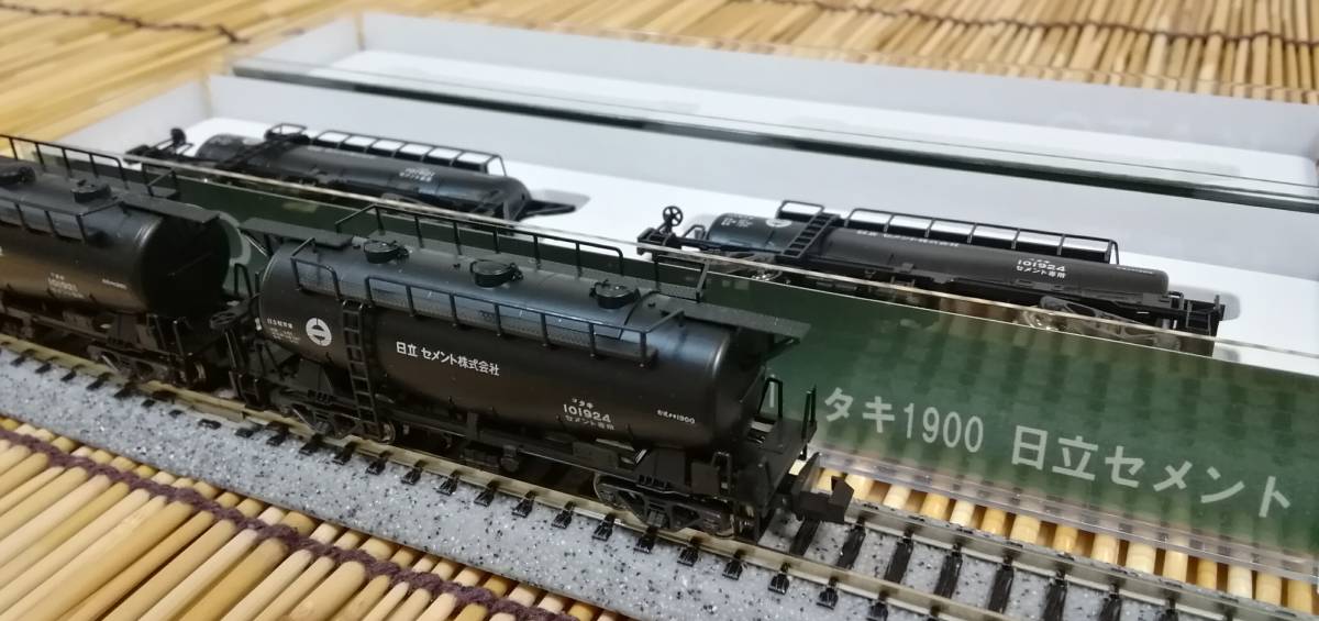 KATO 8040-1 タキ1900 日立セメント5個セット ▽KATO-8040-1▽タキ1900/日立セメント/2両セットが1ケース=4