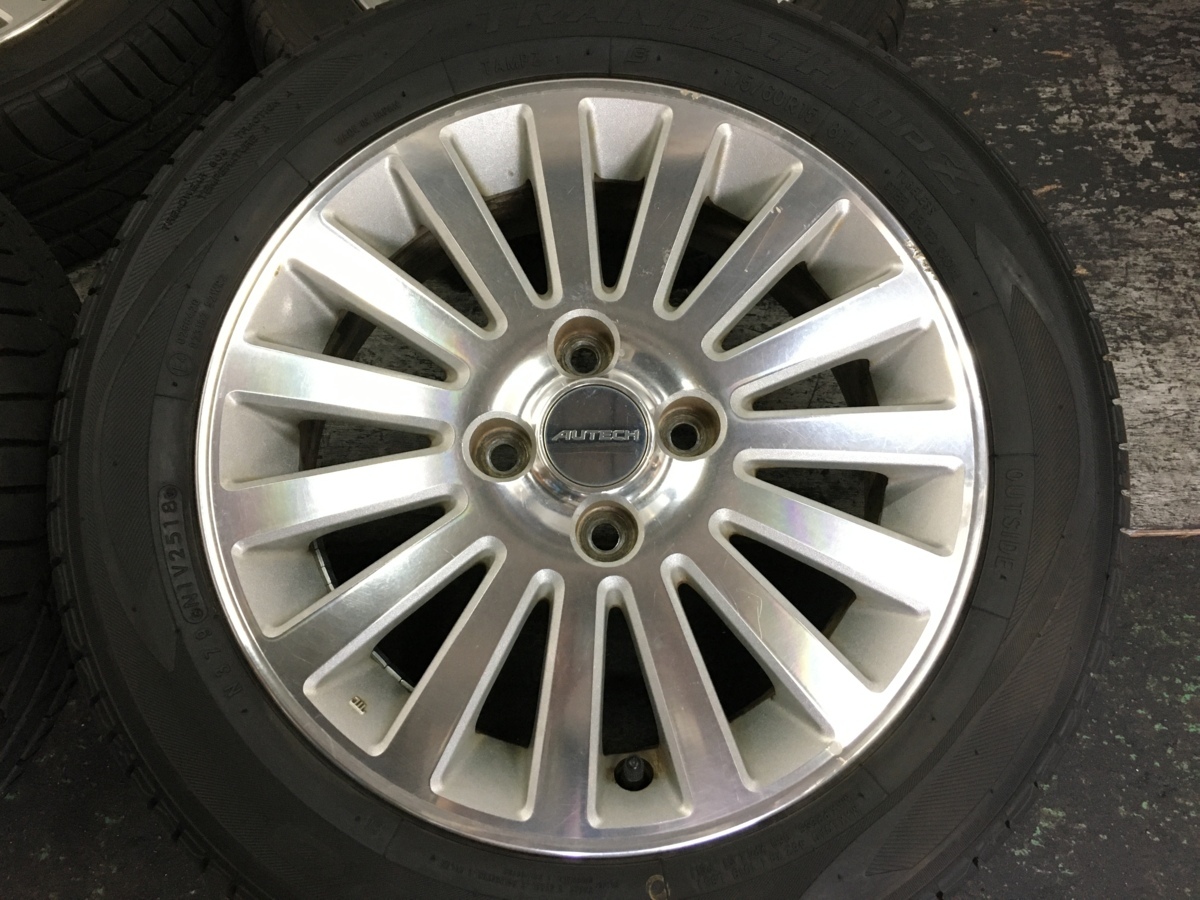 限定SALE，HOT アルミ 日産純正 5.5J+50 PCD100 4穴 オーテック AUTECH 