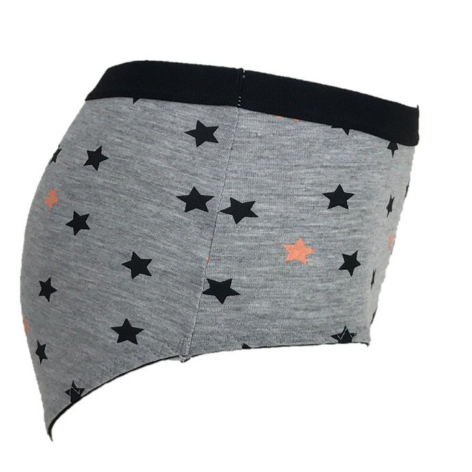 サニタリーショーツ 生理ショーツ グレー星 L ウィングタイプ レディースショーツ 綿混 ショーツ ボクサータイプ 下着 パンツ サニタリー 売買されたオークション情報 Yahooの商品情報をアーカイブ公開 オークファン Aucfan Com