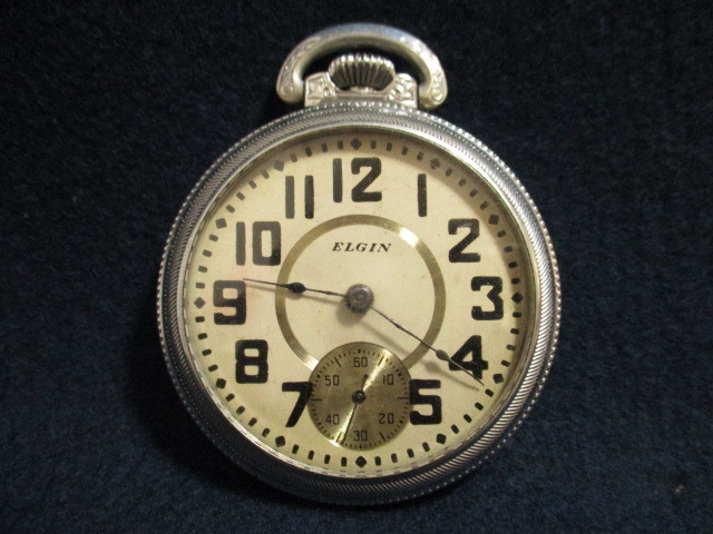 懐中時計 ELGIN スモールセコンド ① 懐中時計 ELGIN エルジン 行董 