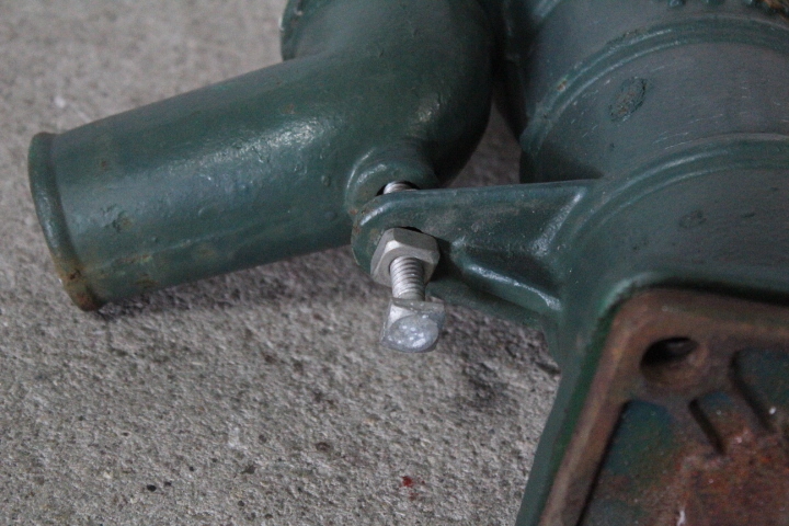 TB526レトロ 手押しポンプ 井戸ポンプ グリーン 手動/鉄製/アイアン  