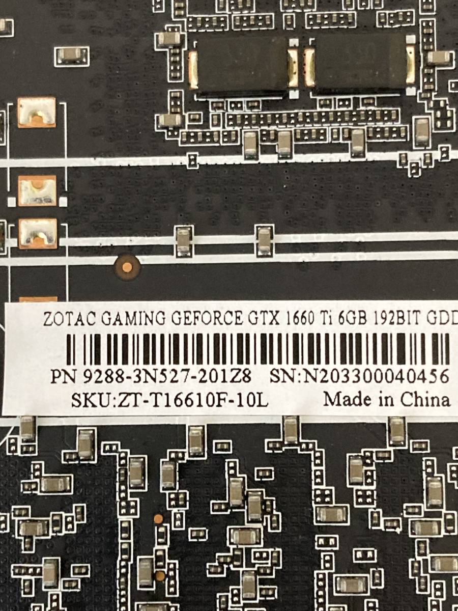 ☆ZOTAC GAMING GeForce GTX 1660 Ti 6GB GDDR6