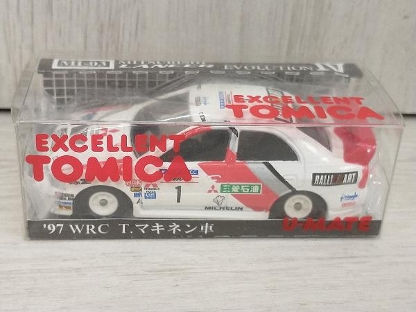 トミカ MI-03 三菱ランサーエボリューションⅣ '97 WRC T.マネキン車