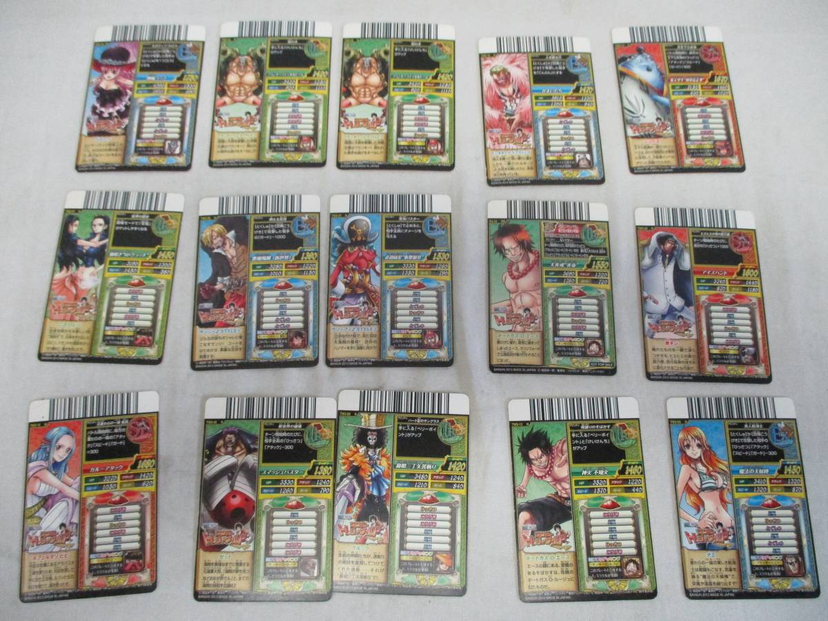 ワンピース ワンピー トレジャーワールド カード １５点 ワンピース 売買されたオークション情報 Yahooの商品情報をアーカイブ公開 オークファン Aucfan Com