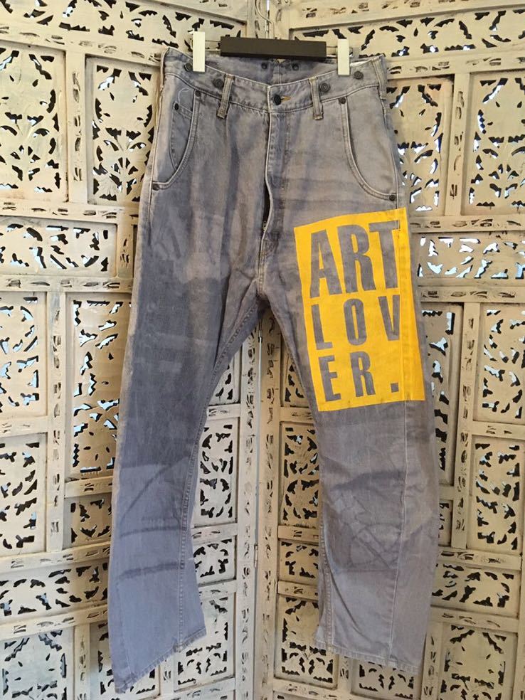 Vivienne Westwood ヴィヴィアン・ウエストウッド ART LOVERプリントORB ジョッパーズパンツ 38