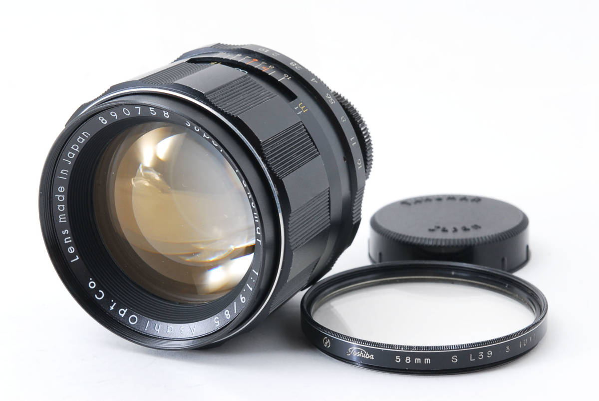 PENTAX ペンタックス SUPER TAKUMAR 85mm F1.9+フィルター #805056