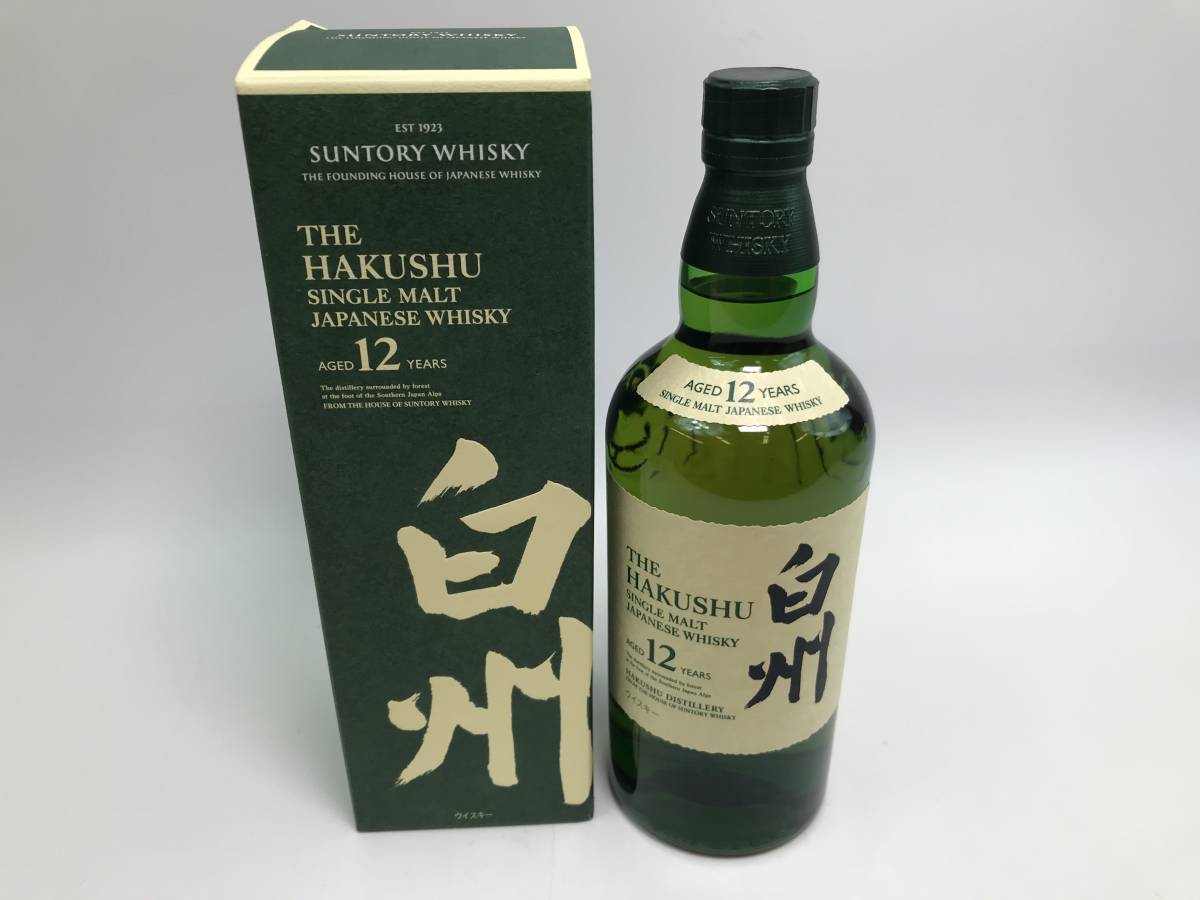 飲料・酒 白州ウイスキー 12年 白州100年ボトル箱付 白州 3本とも